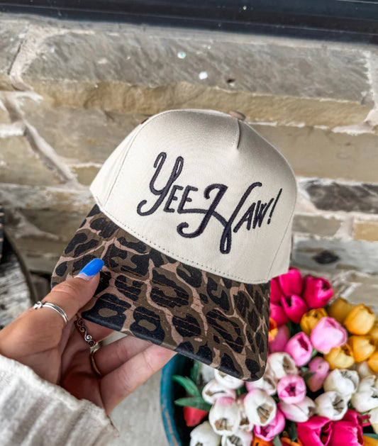 Leopard YeeHaw Hat