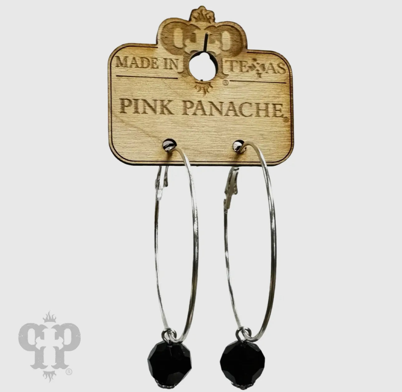 Hoop and Bead Drop Earring