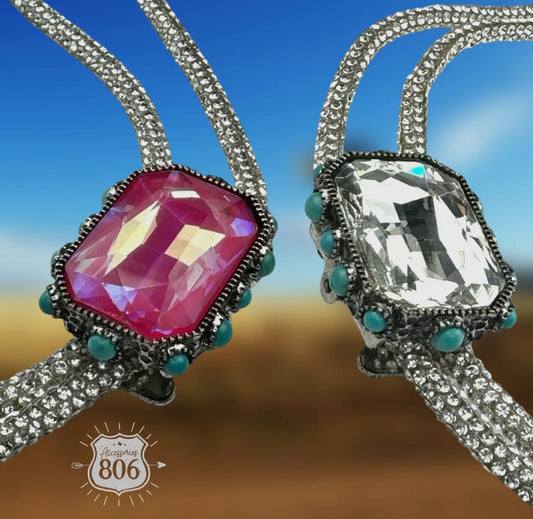 Rhinestone Lariat Necklace