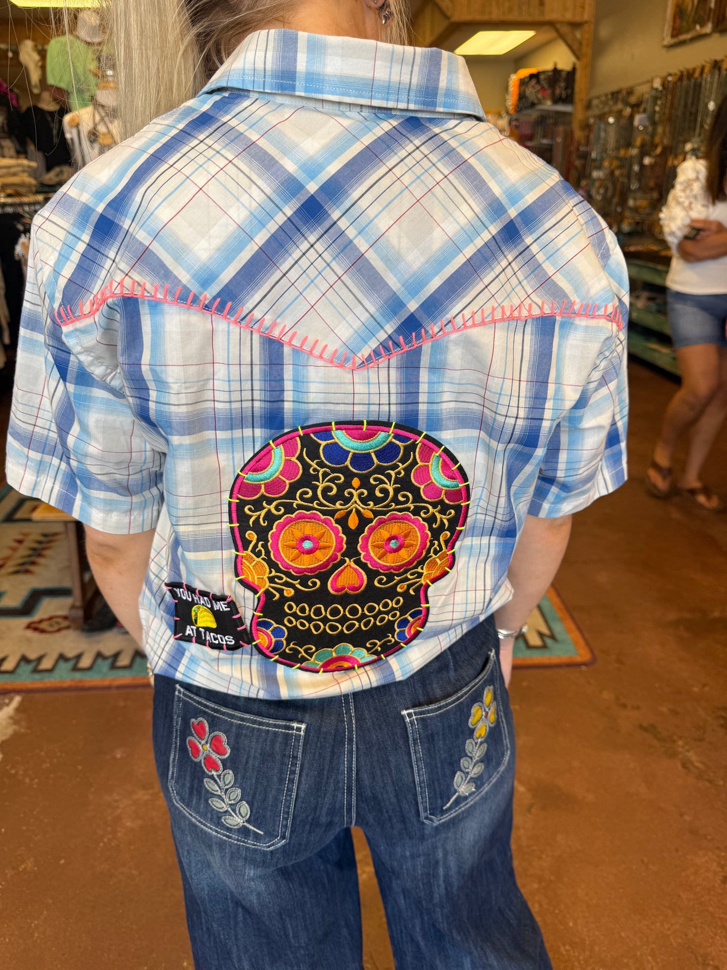 Vintage Patch Pearl Snap