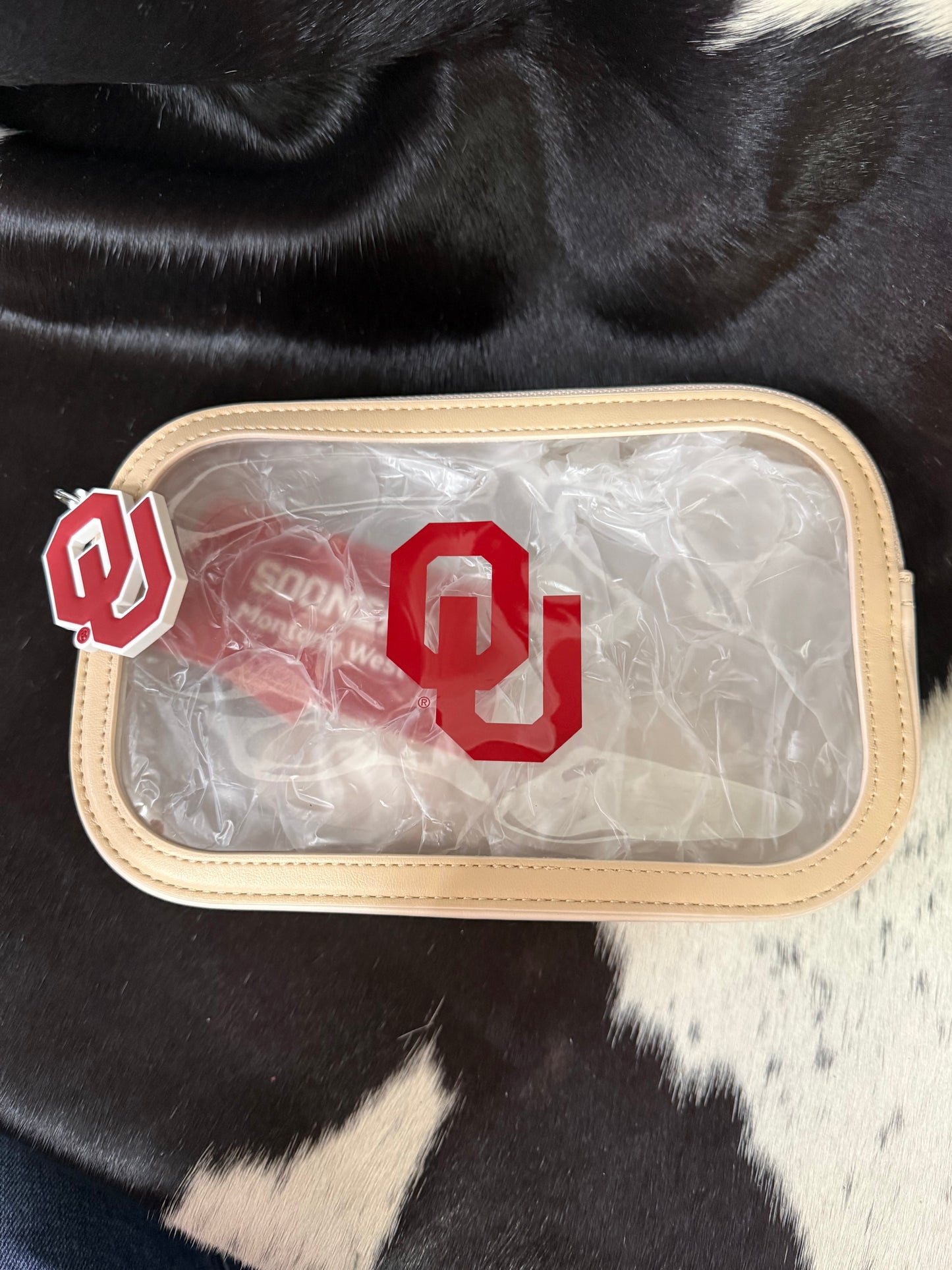 OU Clear Crossbody / Cosmetic Bag