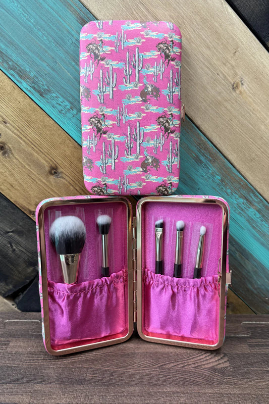 BLUSH & BRONCS MAKEUP BRUSH SET