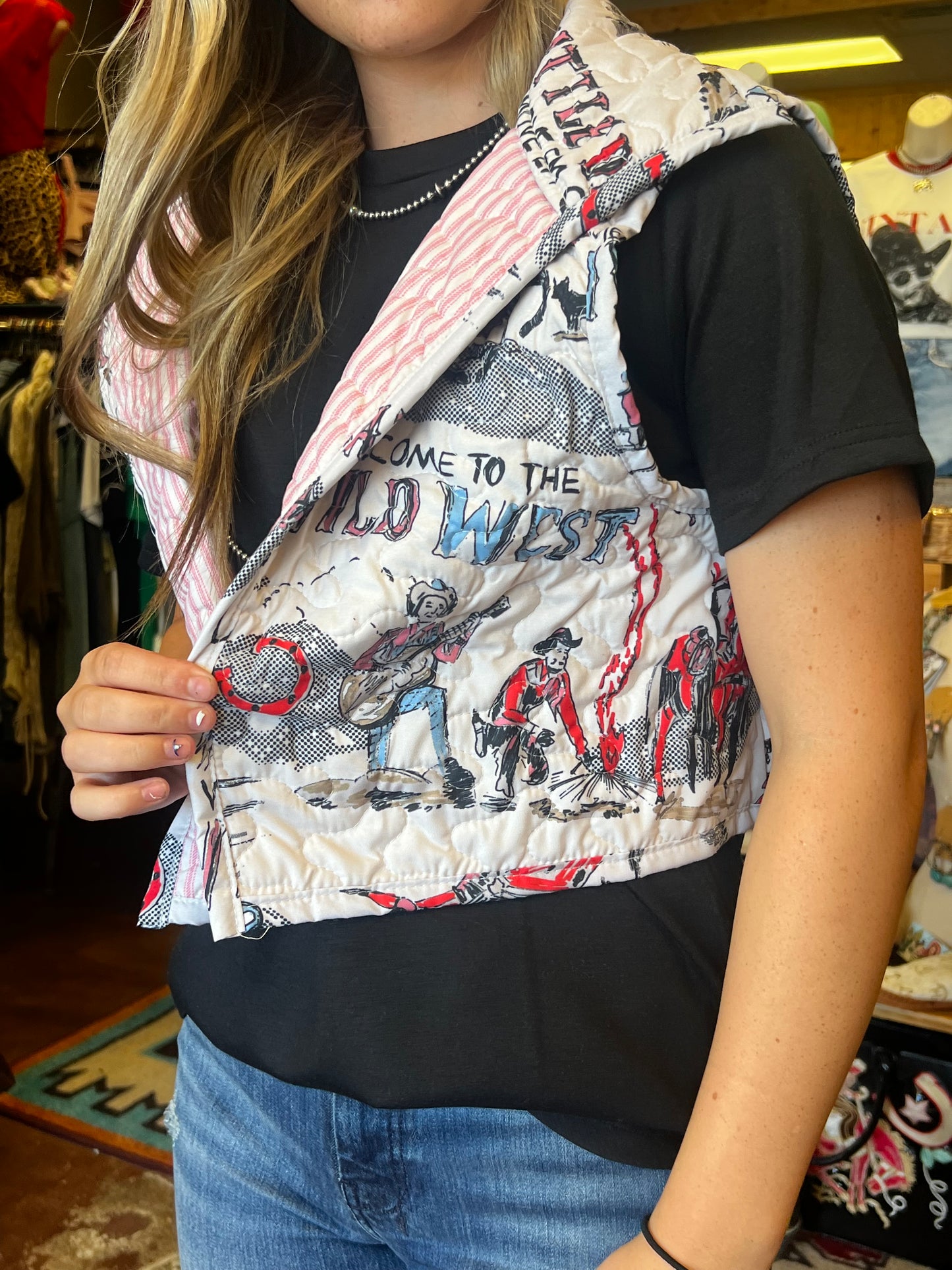 Cattle Drive Sand Quilted Cate Vest