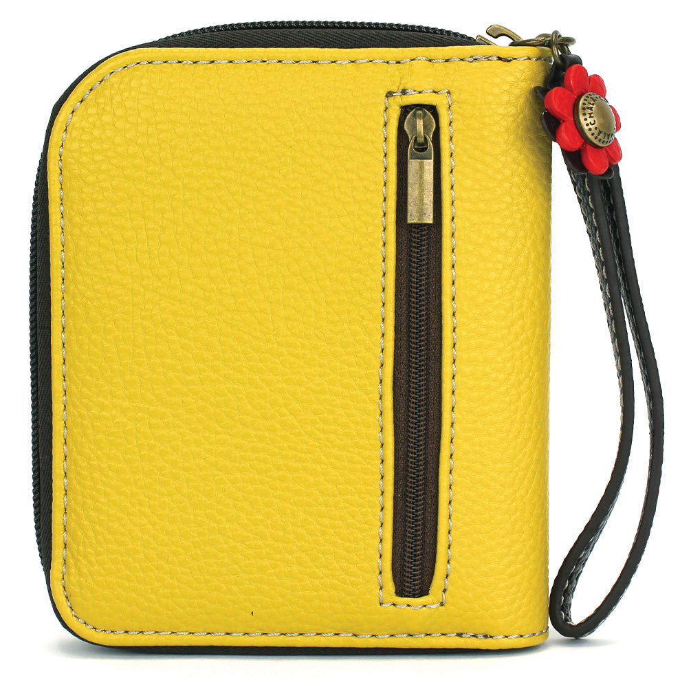 ZIP AROUND WALLET - MONARCH BUTTERFLY
