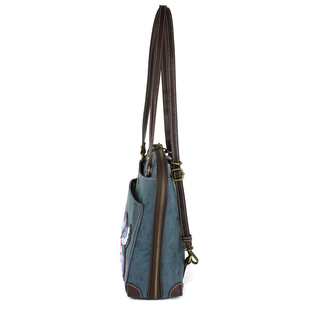 CONVERTIBLE BACKPACK PURSE
- HUMMINGBIRD