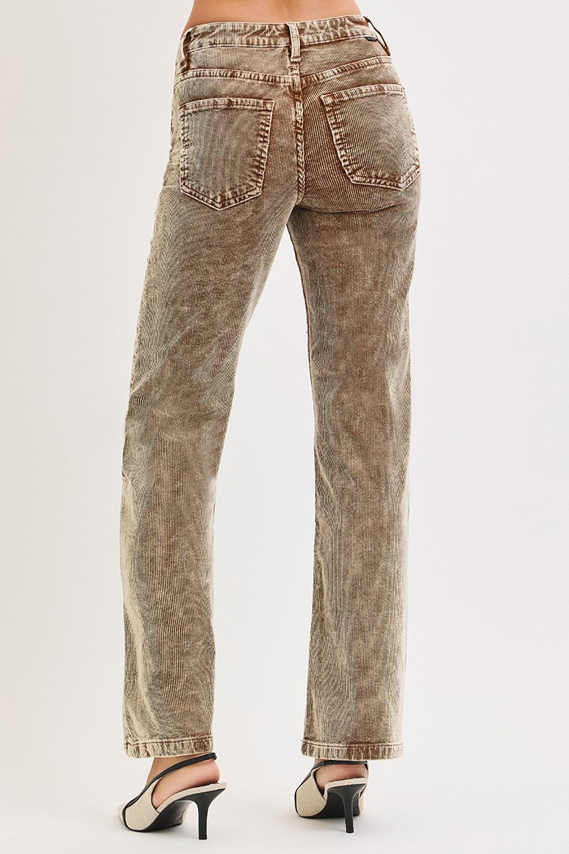 Risen Mocha Corduroy Pants