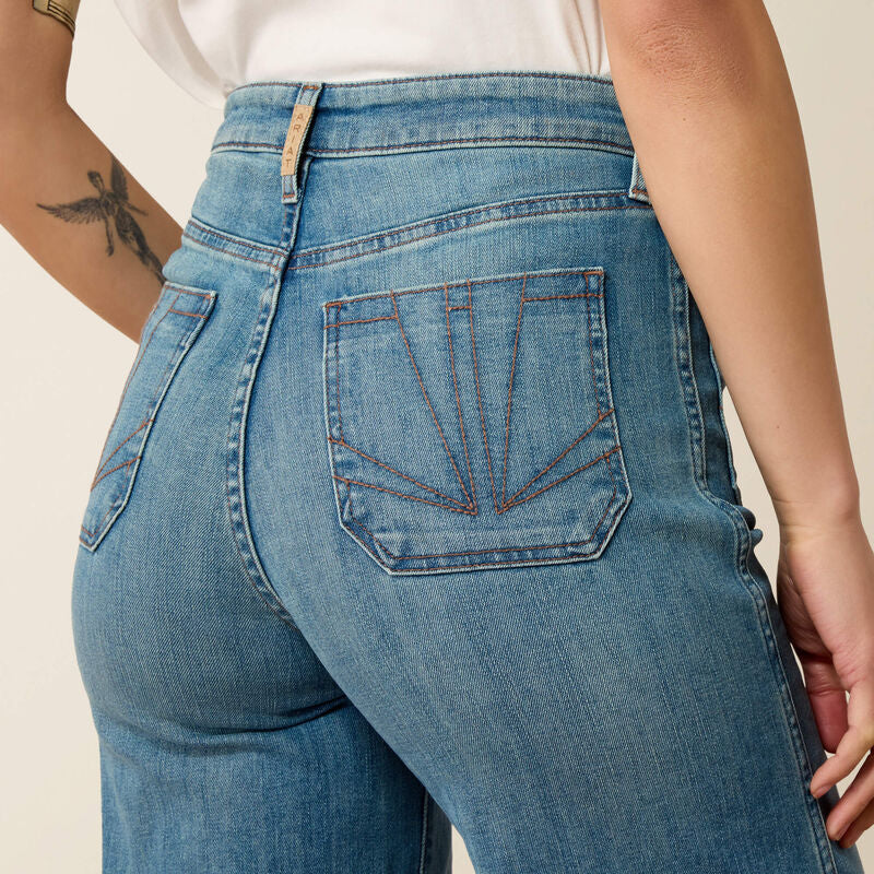 Ultra High Rise Mavis Wide Leg Jeans by Ariat