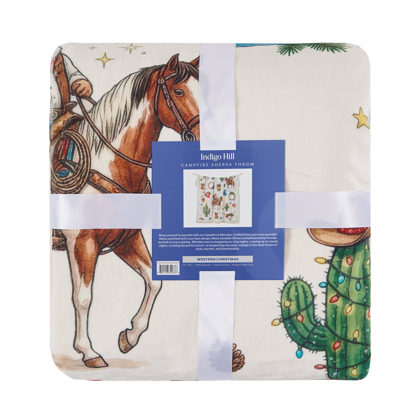 Western Christmas Campfire
Sherpa Throw