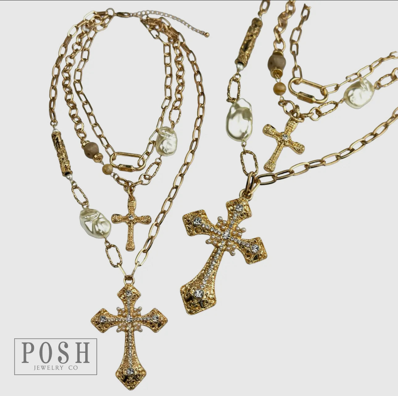 Gold Cross Necklace