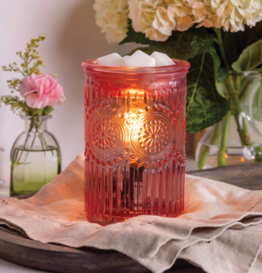 Pink Parisian Vintage Bulb Illumination Fragrance Warmer