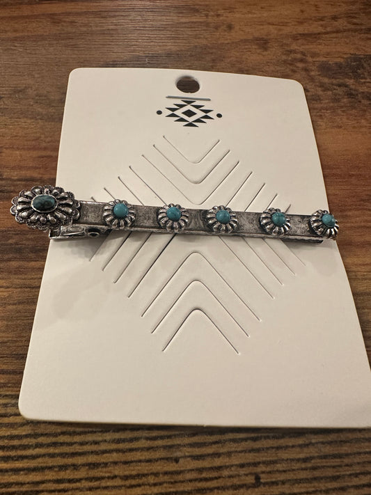 Concho Flower Hair Clip