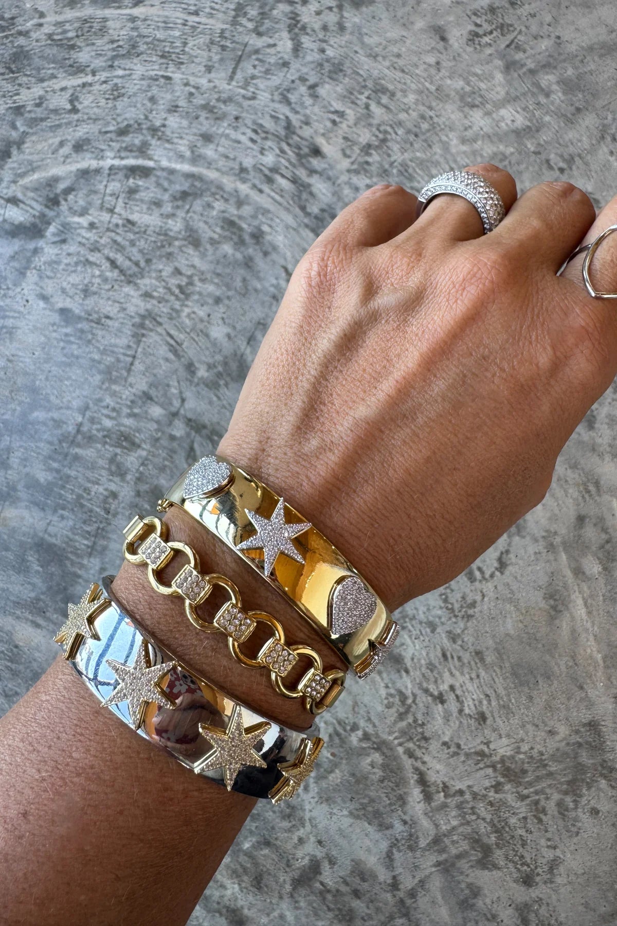 WRITTEN IN THE STARS BANGLES