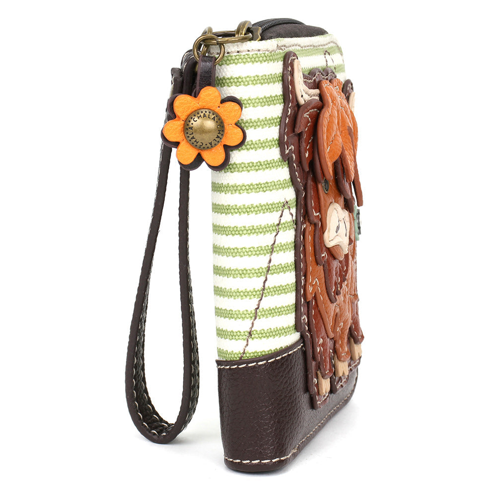 ZIP AROUND WALLET - HIGHLAND
COW