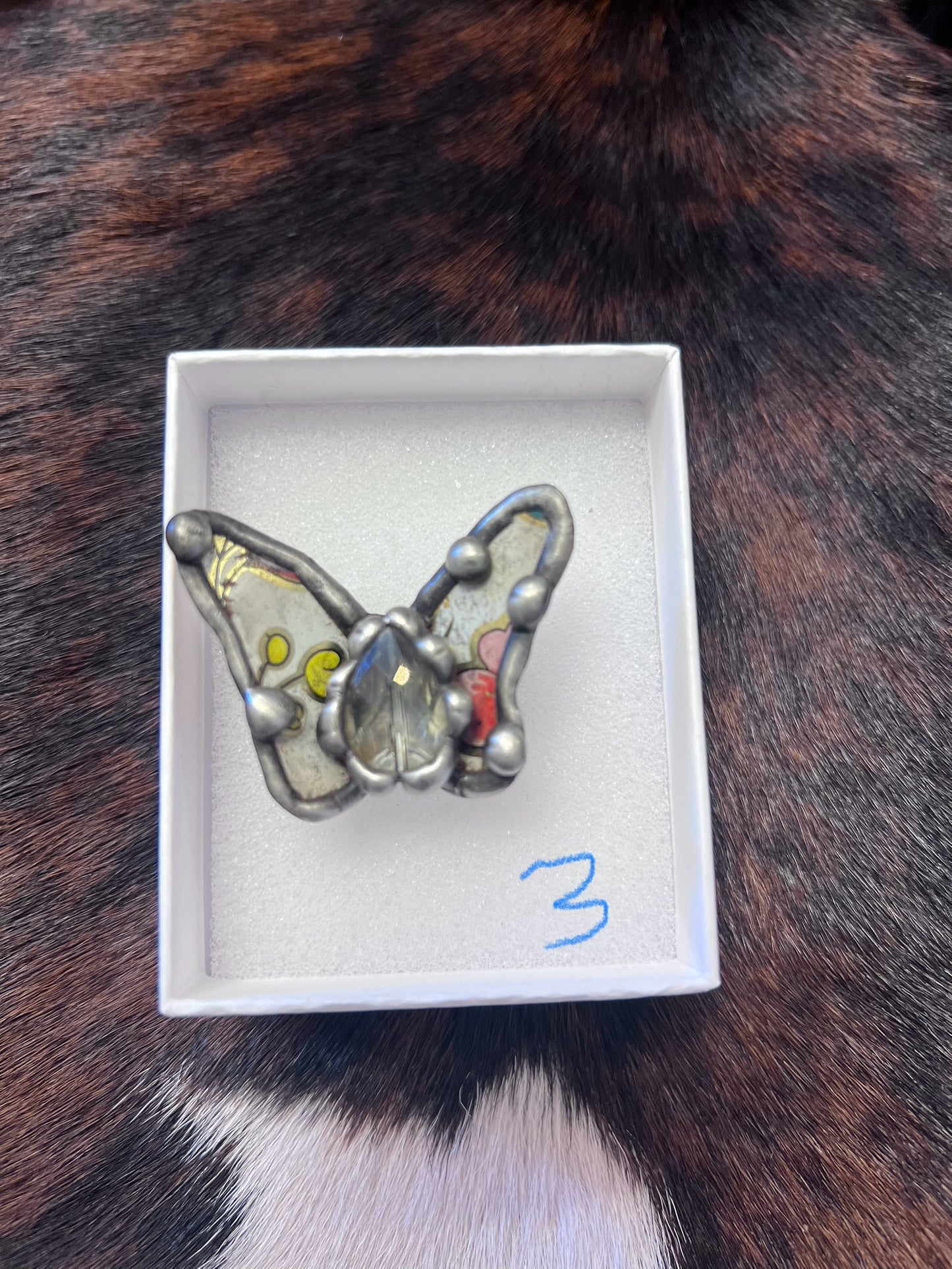 Art by Amy Butterfly Rings