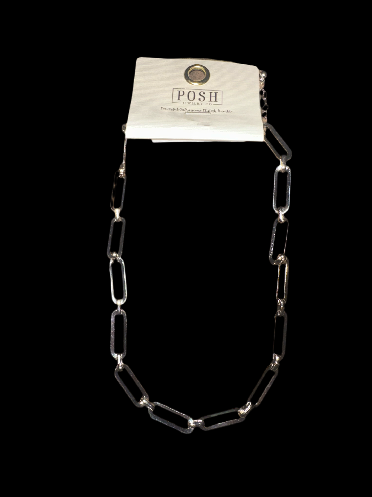 Posh Paperclip Necklace