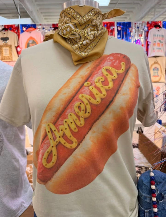 Hotdogs & America Tee