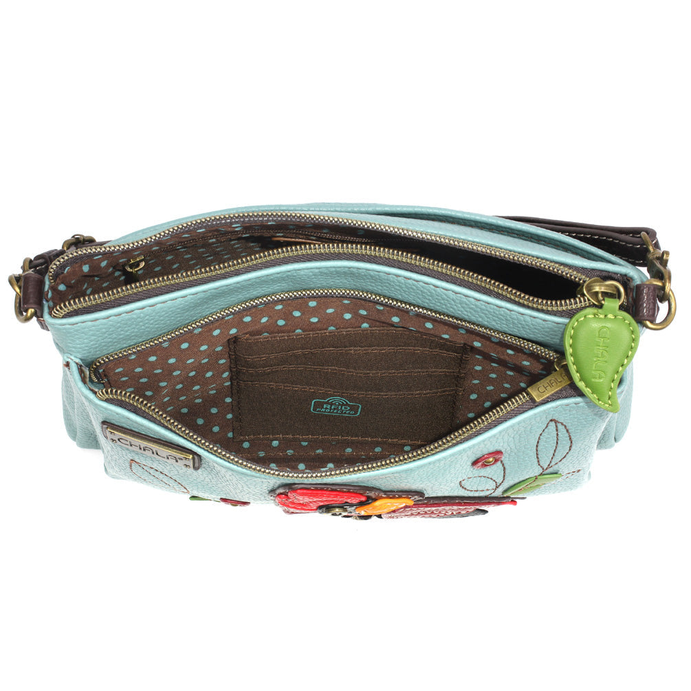 DELUXE CROSSBODY - CARDINAL