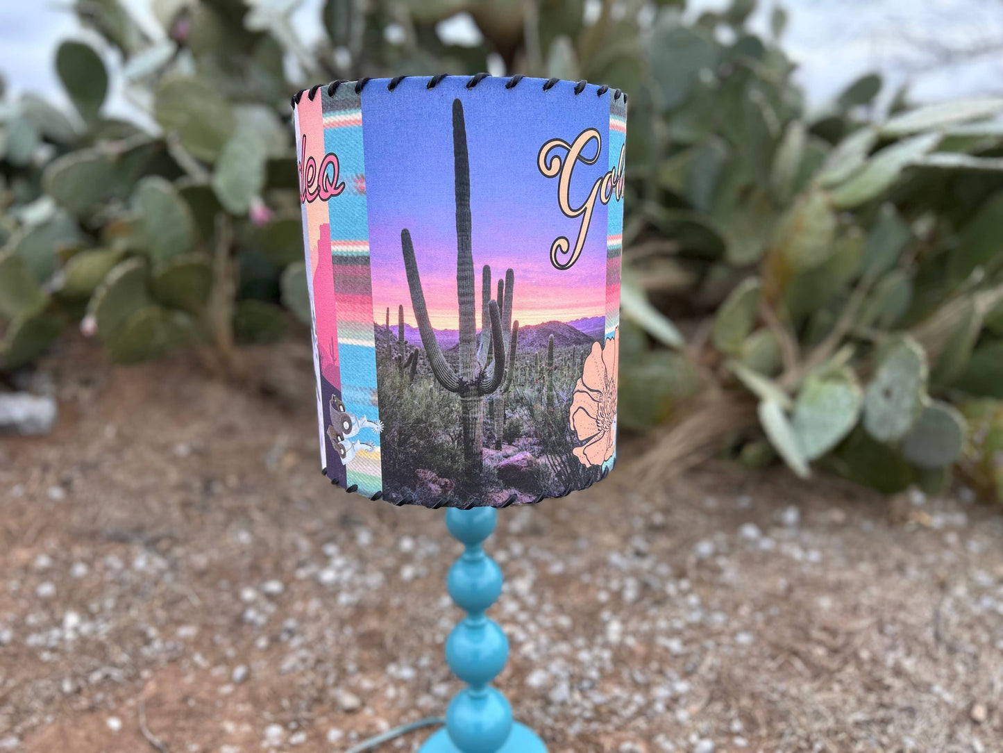 Lampshade Cowgirl Bronc Riders