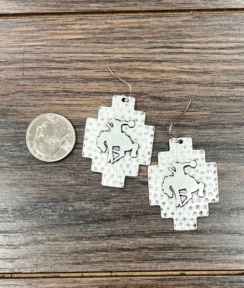 720419, Bronc Earrings