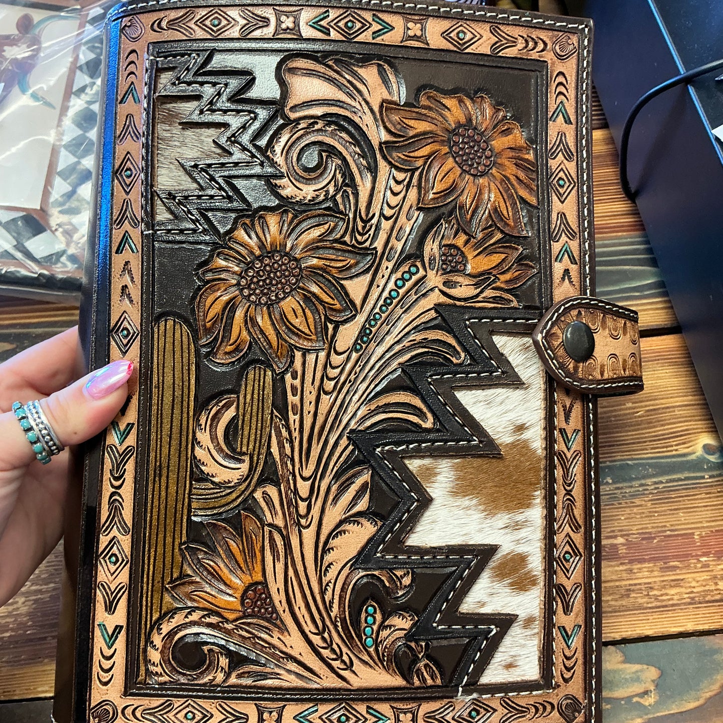 Tooled Leather Notebook Covers