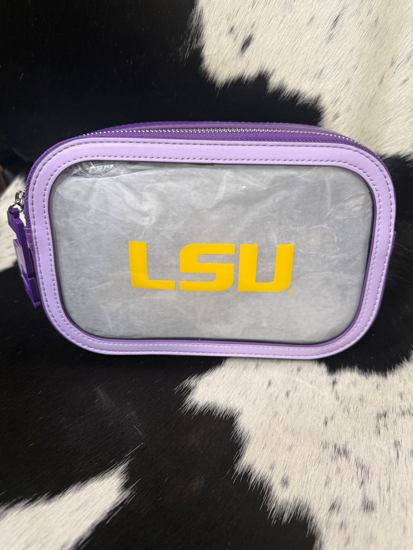 LSU Clear Bag with LSU Strap