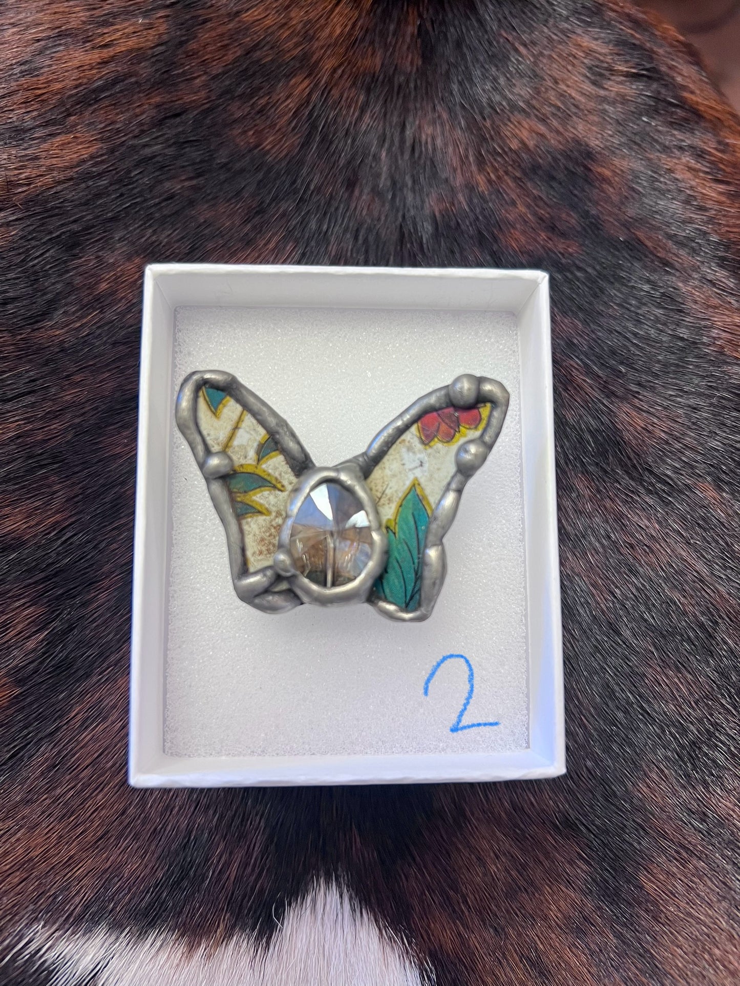 Art by Amy Butterfly Rings