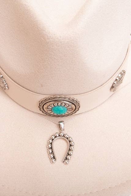 Demi's Sterling Studded Horseshoe Set