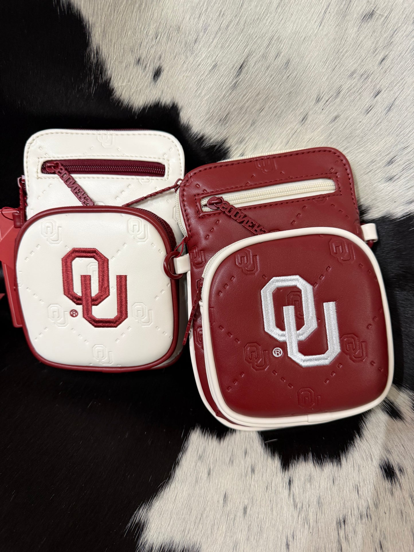 OU Crossbody with OU Strap and Wristlet