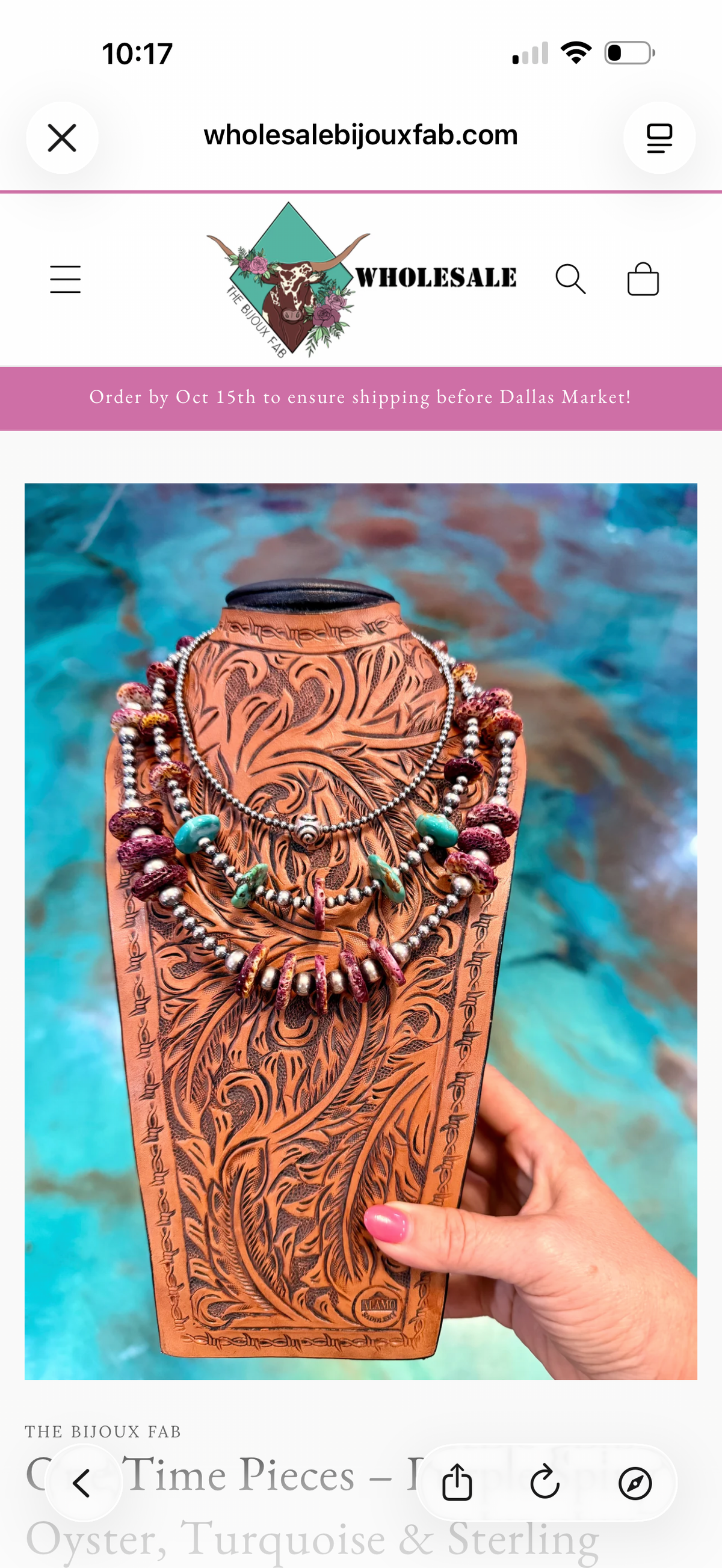 Silver Spur Sterling Necklace