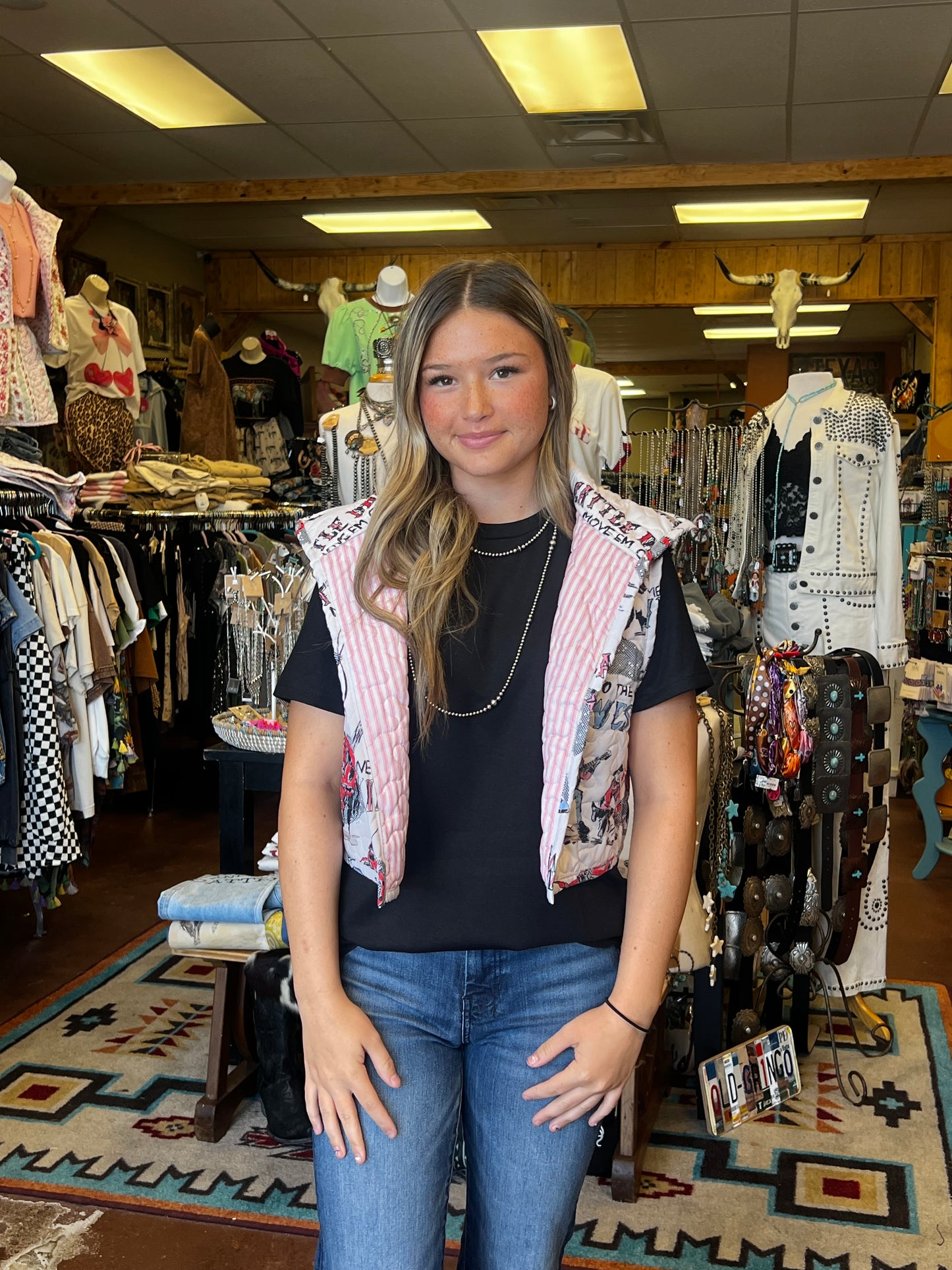 Cattle Drive Sand Quilted Cate Vest