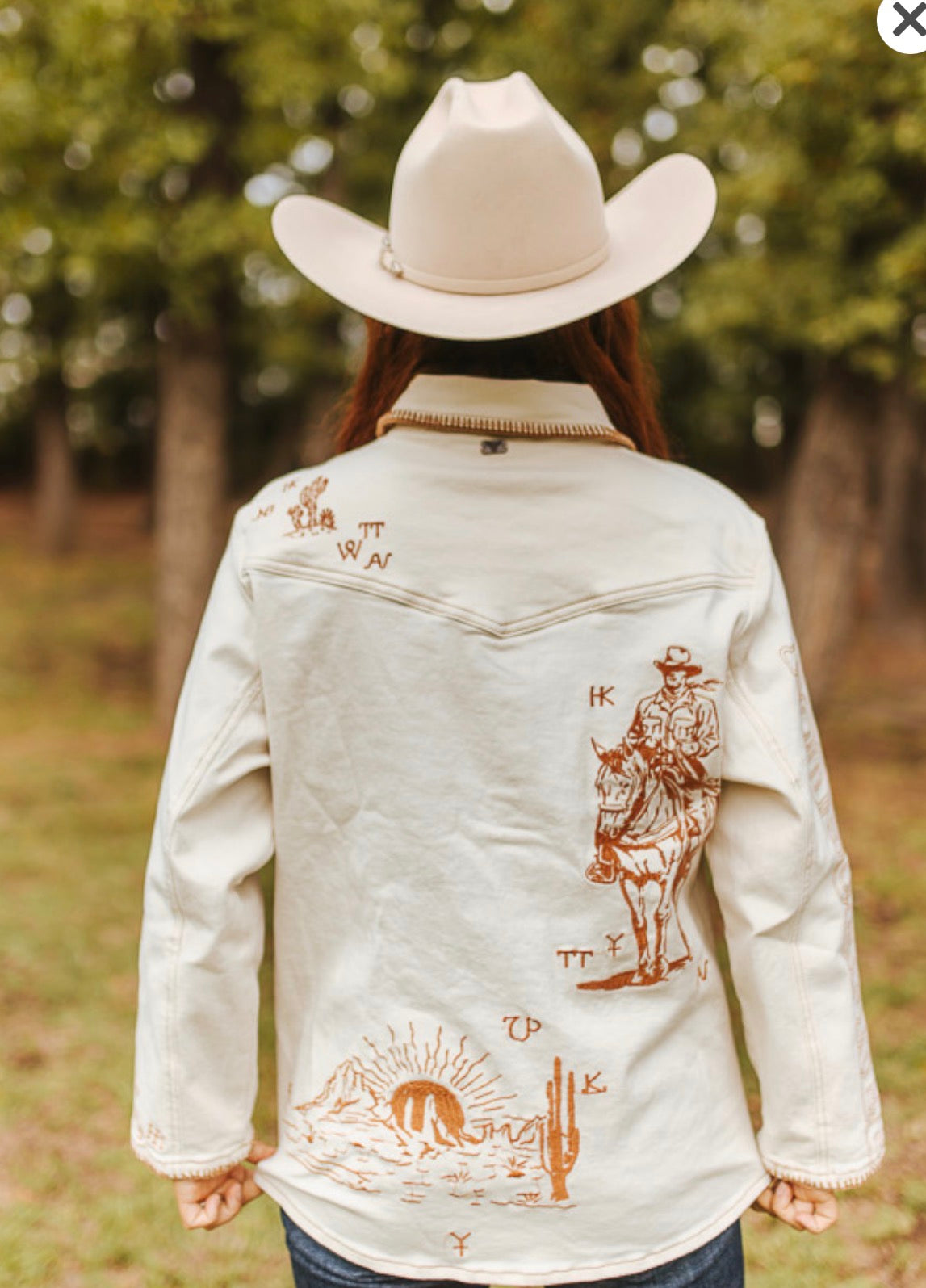 The Rodeo Roundup Embroidered Shacket