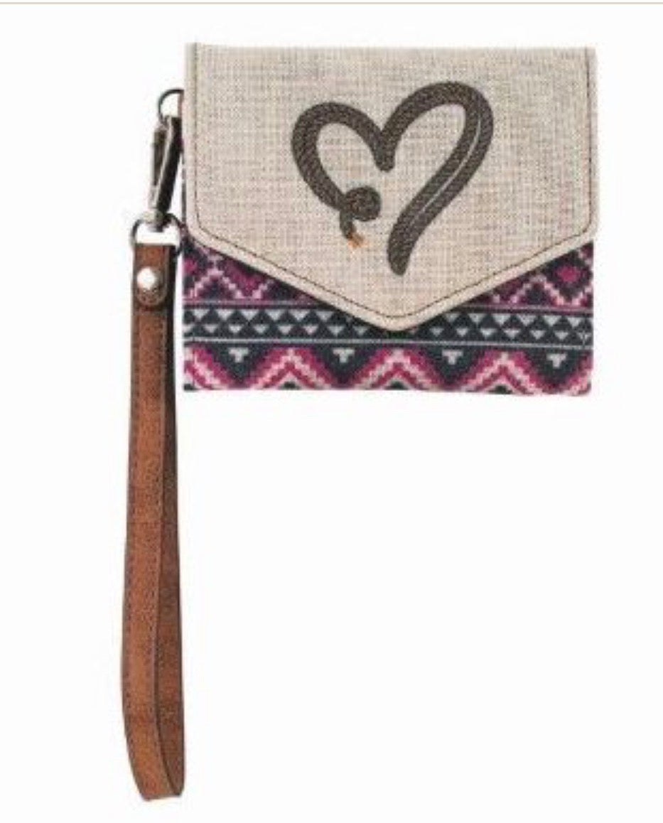 Rope Heart Mini Wallet