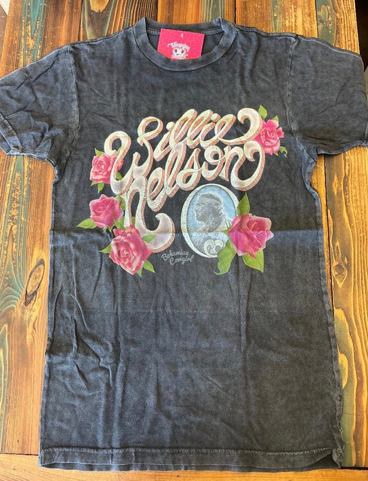 WILLIE ROSE BLACK WASH TEE