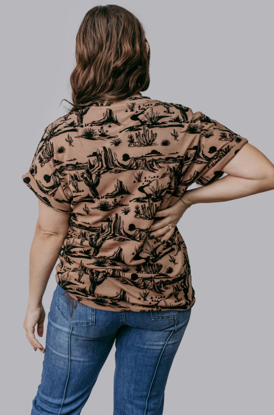 Wild West Velvet Blouse