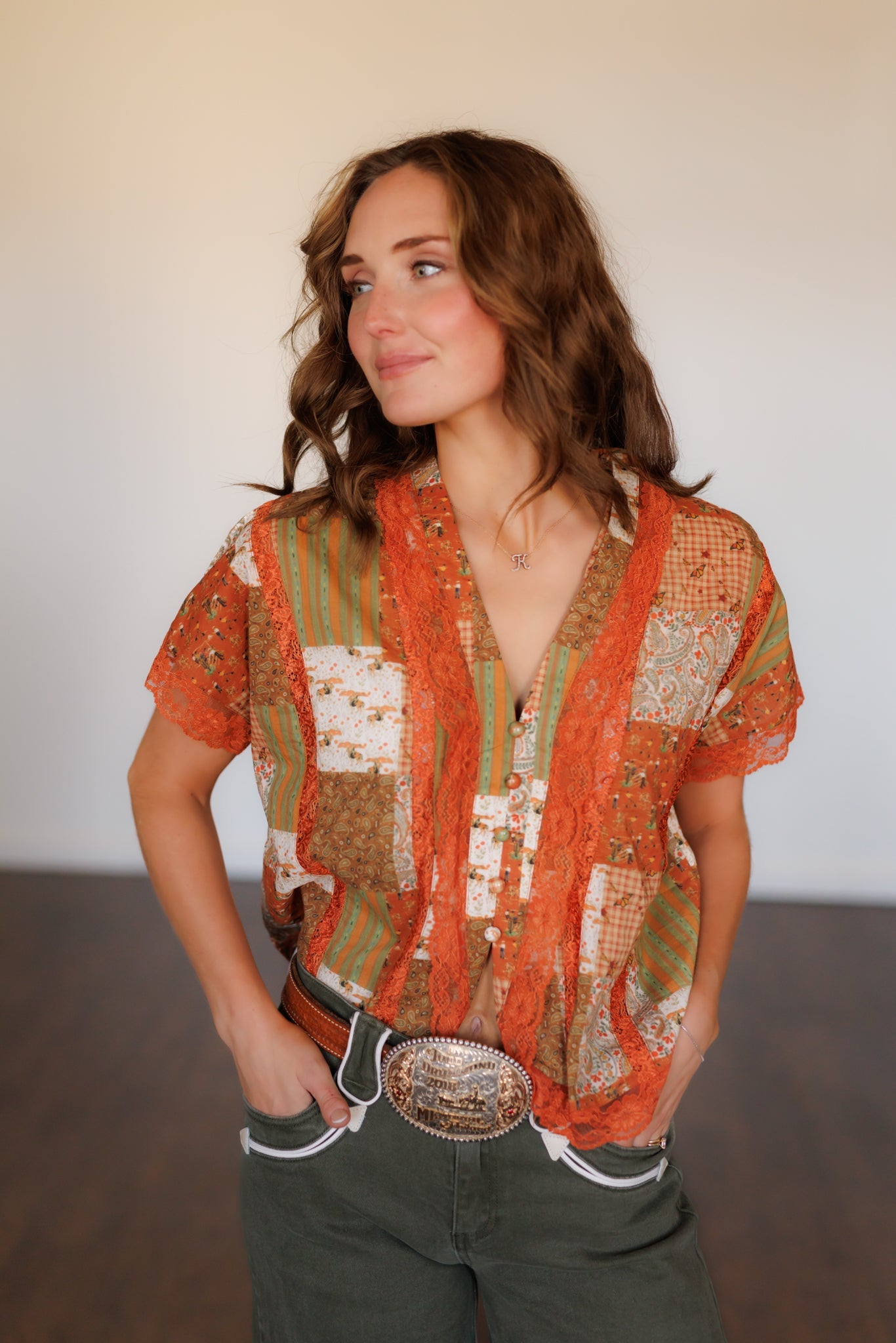 Patchwork Lace Top