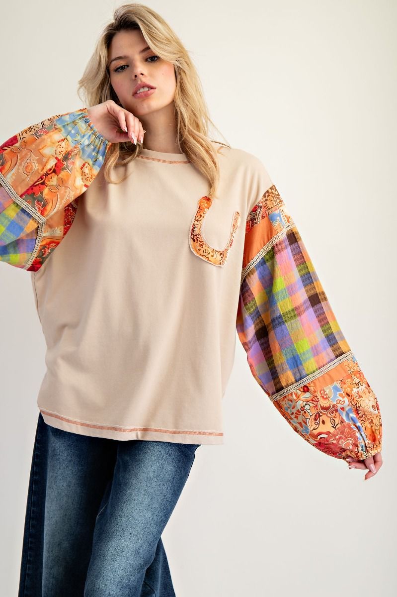 Patchwork Horseshoe Top