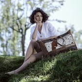 SALT N PEPPER CANVAS AND HAIRON
BAG