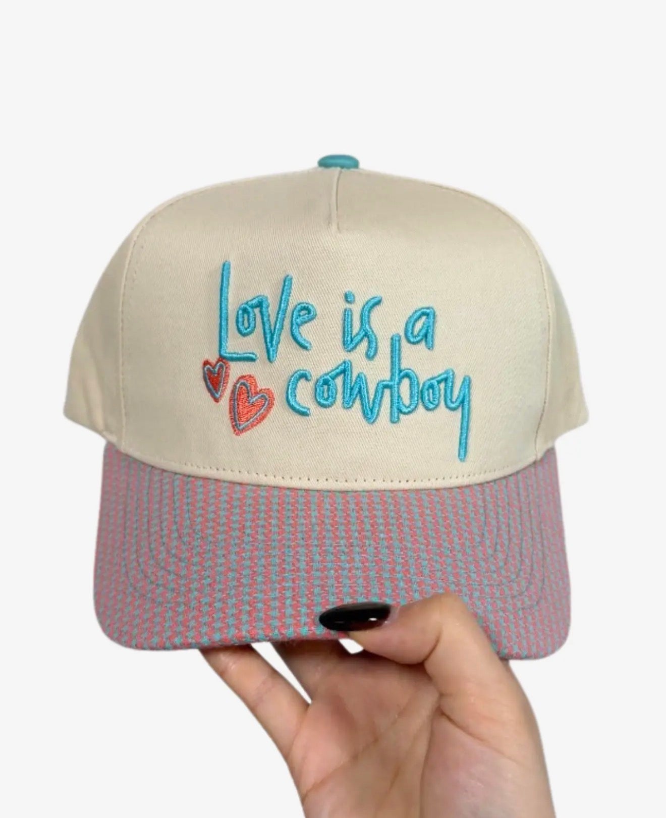 Love Is A Cowboy Canvas Cap