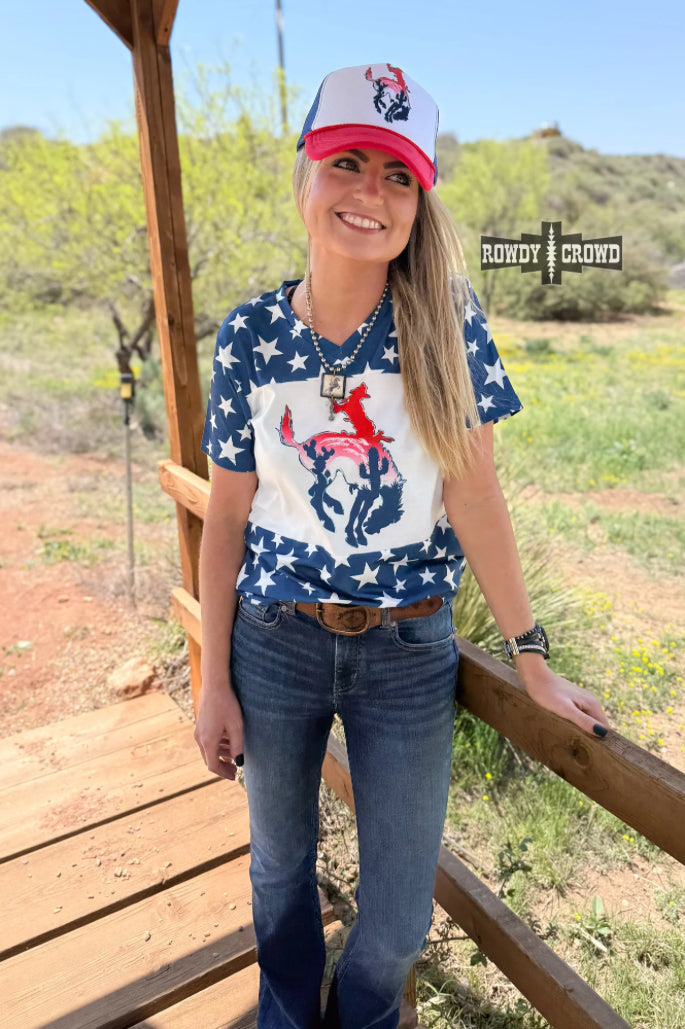 Americana Bronc Tee