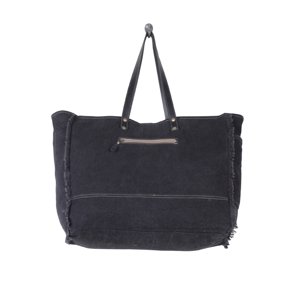 Comely Hand Tooled Weekender Bag