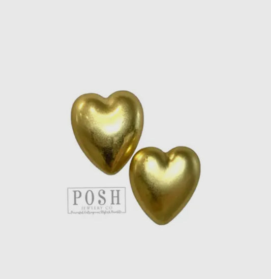 Posh Heart Earring