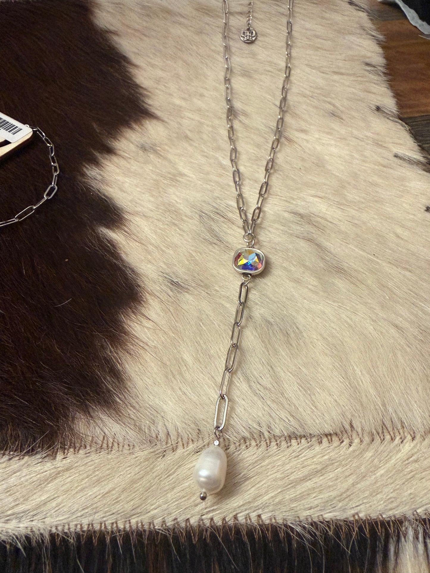 Crystal Pearl Necklace