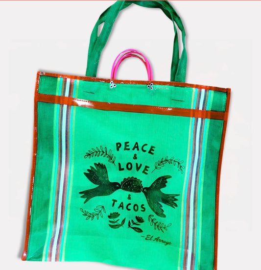Taco Dove - Large Mesh Tote