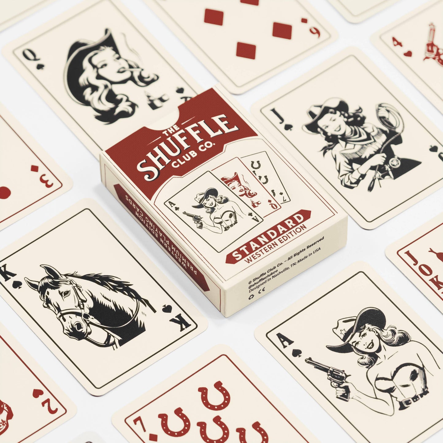 Vintage Western Playing Cards – Cowboy-Inspired Deck