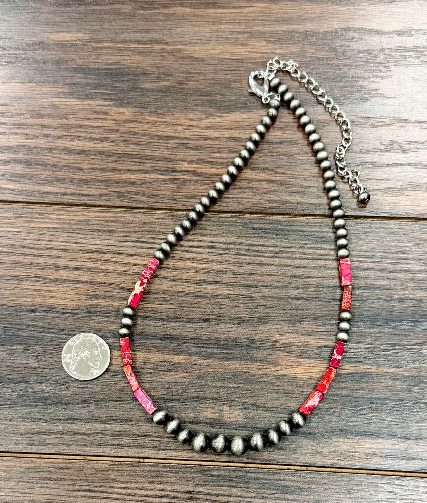 Humboldt 18" Handmade Navajo Gemstone Necklace