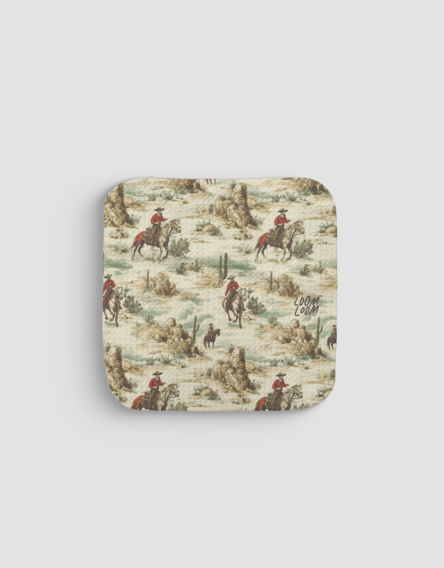 Desert Rider Dishcloth