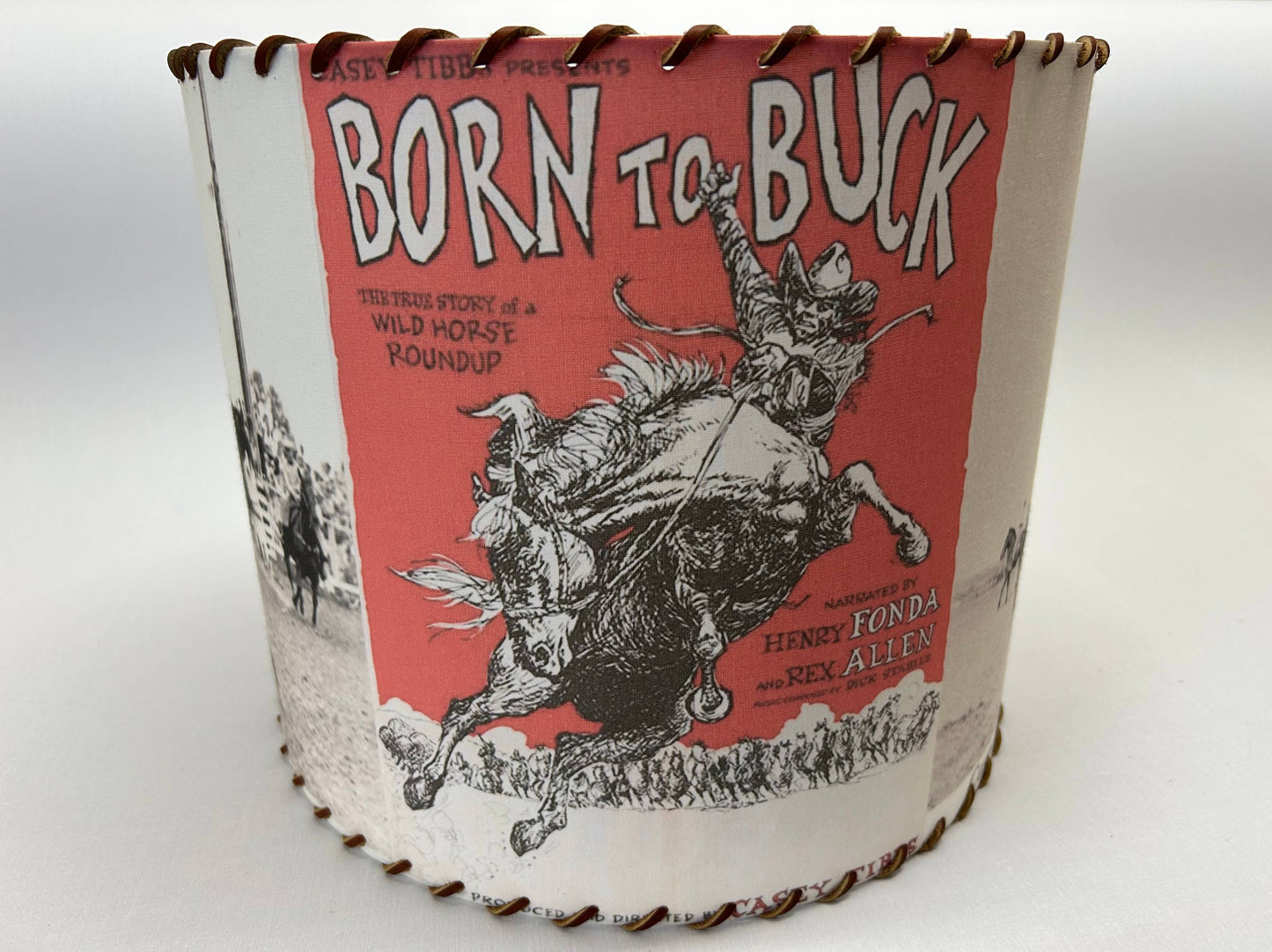 Lampshade Born to Buck Legend Bronc Rider