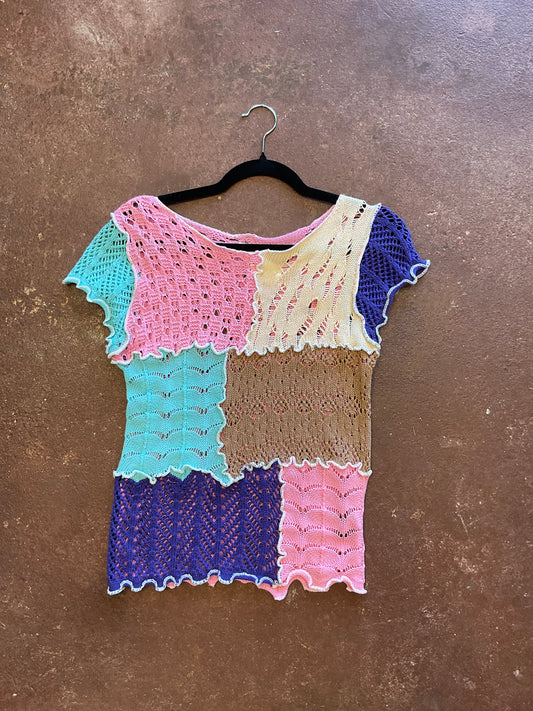 POL Color Block Thin Sweater