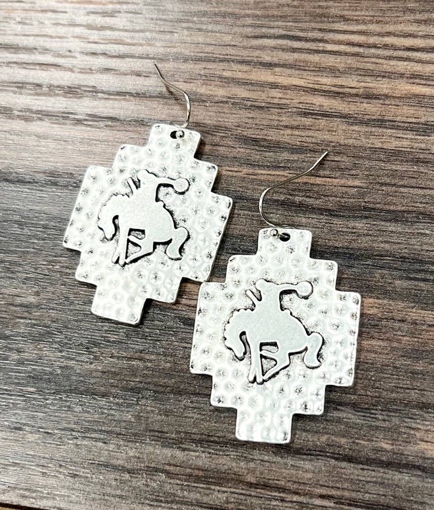 720419, Bronc Earrings