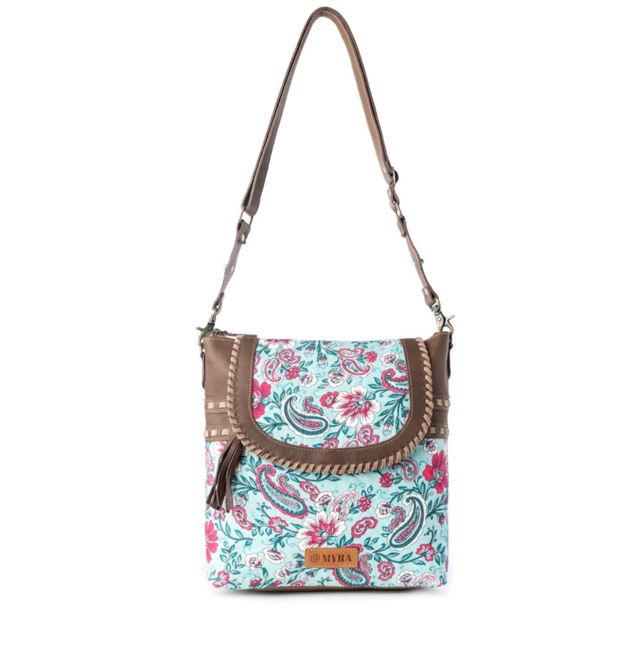 Lagoon Lily Upcycled Canvas Bag